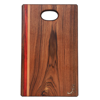 Teak Wood Straight Grain 17" x 10" Chopping Board Straight Grain- Large