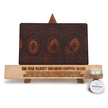 Teak End Grain Chopping Board 15x10x1 " (Mosaic Series)